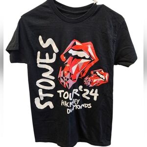 Rolling Stones Tour '24 Hackney Diamonds Concert Band Festival Tshirt